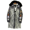 【未使用】◇TATRAS×DIM MAX DOWN QUILTED CAMO BLOCKED PARKA MTA2DM4644 ファー ダウンコート タトラス×...
