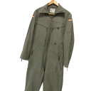 【中古】80s☆ドイツ軍 フライトスーツ 長袖つなぎ ミリタリー オールインワン メンズ つなぎ ジャンプスーツ