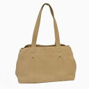 【中古】◇Longchamp レザー トートバッグ 肩がけバッグ ベージュ ロンシャン レディース 通勤 通学 ショッピング フランス製(4)