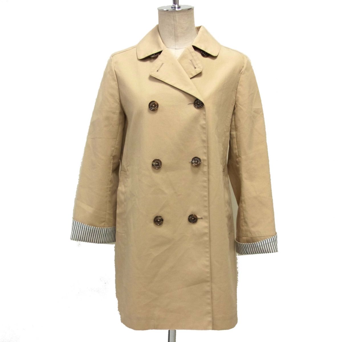 【中古】◆MACKINTOSH PHILOSOPHY ゴム引きコート 日本製 マッキントッシュフィロソフィー レディース