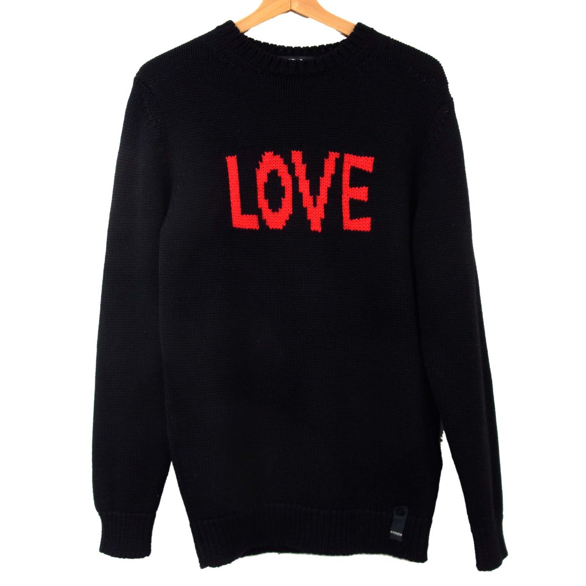 Rakuten - 【中古】美品◆FENDI フェンディ LOVE セーター ニット イタリア製 ウール 冬物 メンズ