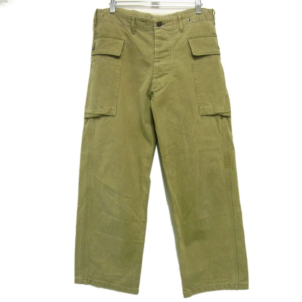 Rakuten - 【中古】☆BUZZ RICKSON'S バズリクソンズ ユーティリティパンツ M-43 トラウザーズ カーゴパンツ ヘリンボーンツイル 東洋エンタープライズ