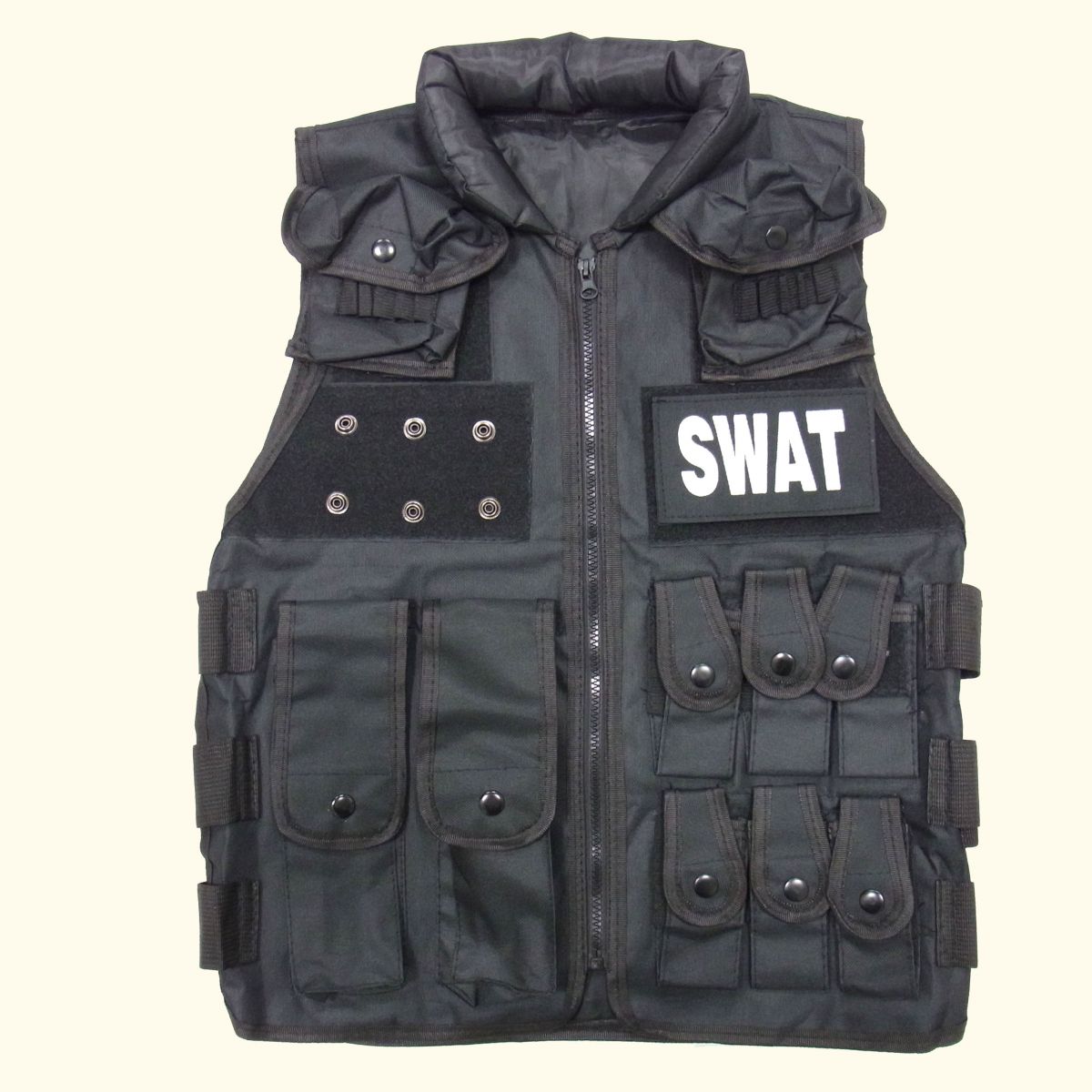 【中古】☆SWAT タクティカルベスト ミリタリーベスト サバゲー 特殊部隊 コスプレ ...
