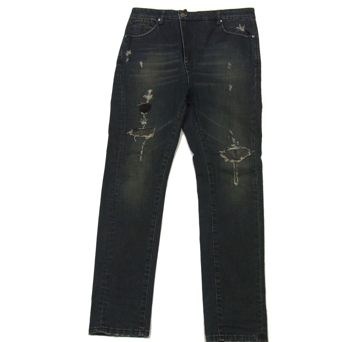 【中古】☆Daniele Alessandrini デニムパンツ ジーンズ イタリア製 USED加工 メンズ ストレッチ ダニエレ アレッサンドリーニ
