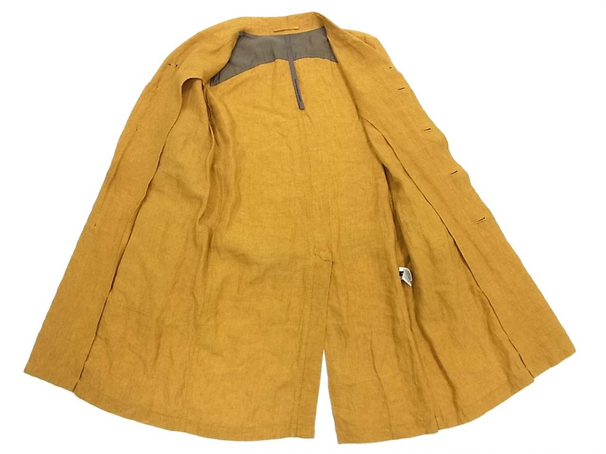 【中古】美品 ◆KAZUYUKIKUMAGAI ATTACHMENT 1/40フォギーダイリネンウェザー ワークコート 日本製 春物 メンズ アタッチメント