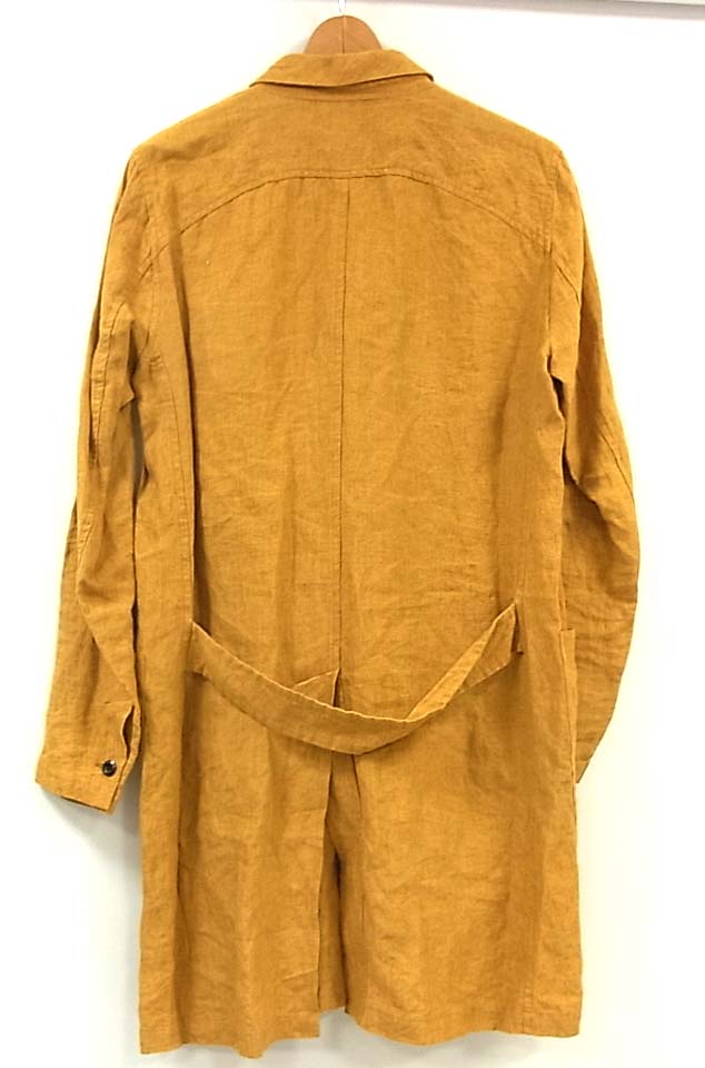 【中古】美品 ◆KAZUYUKIKUMAGAI ATTACHMENT 1/40フォギーダイリネンウェザー ワークコート 日本製 春物 メンズ アタッチメント