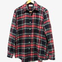 【中古】80〜90s☆L.L.Bean LLビーン USA製 長袖シャツ ネルシャツ メンズ チェック柄