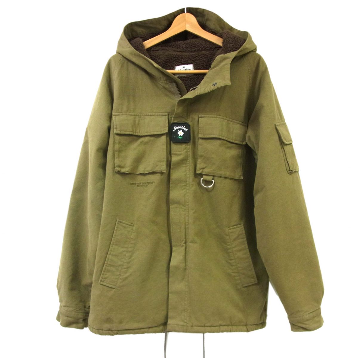 【中古】◆Montley モーレー モーターウェイ ボアジャケット ミリタリージャケット 裏ボア メンズ