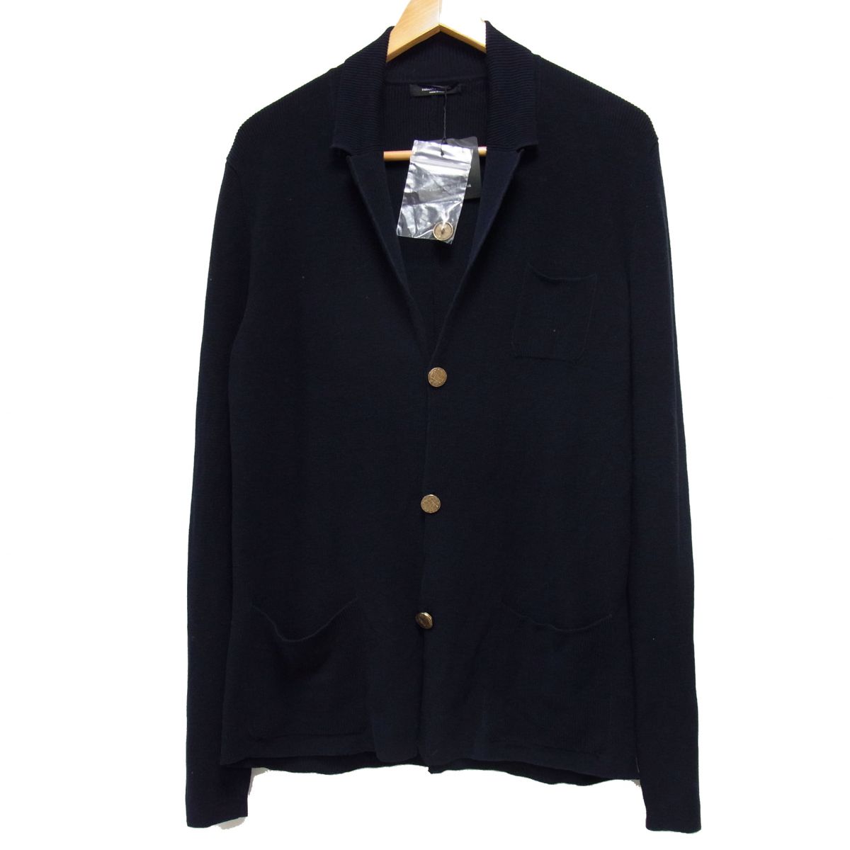 Rakuten - 【未使用】☆roberto collina×ユナイテッドアローズ コットンニット ジャケット カーディガン イタリア製 メンズ 金ボタン