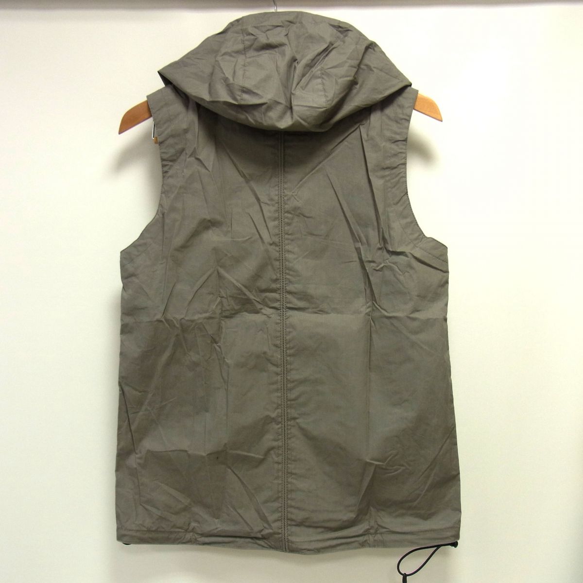【未使用】☆RIPVANWINKLE リップヴァンウィンクル 15ss PUFF HOOD VEST パフフードベスト Wジップ メンズ 日本製