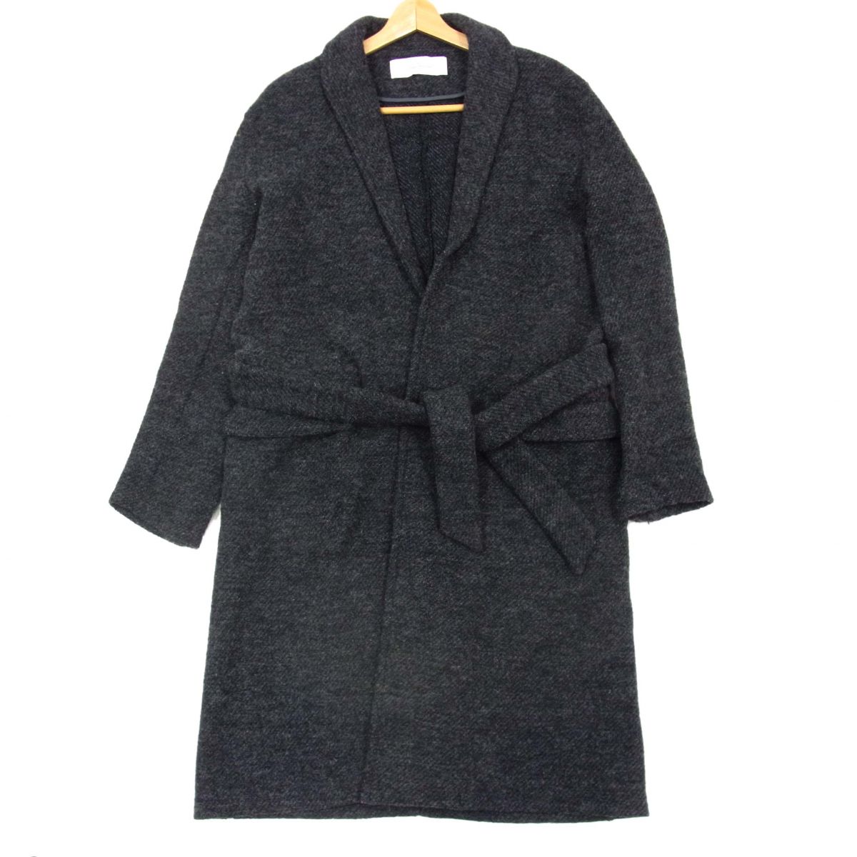 Rakuten - 【中古】美品 ◆CURLY カーリー フォルスキーショールコート ガウンコート 日本製 メンズ