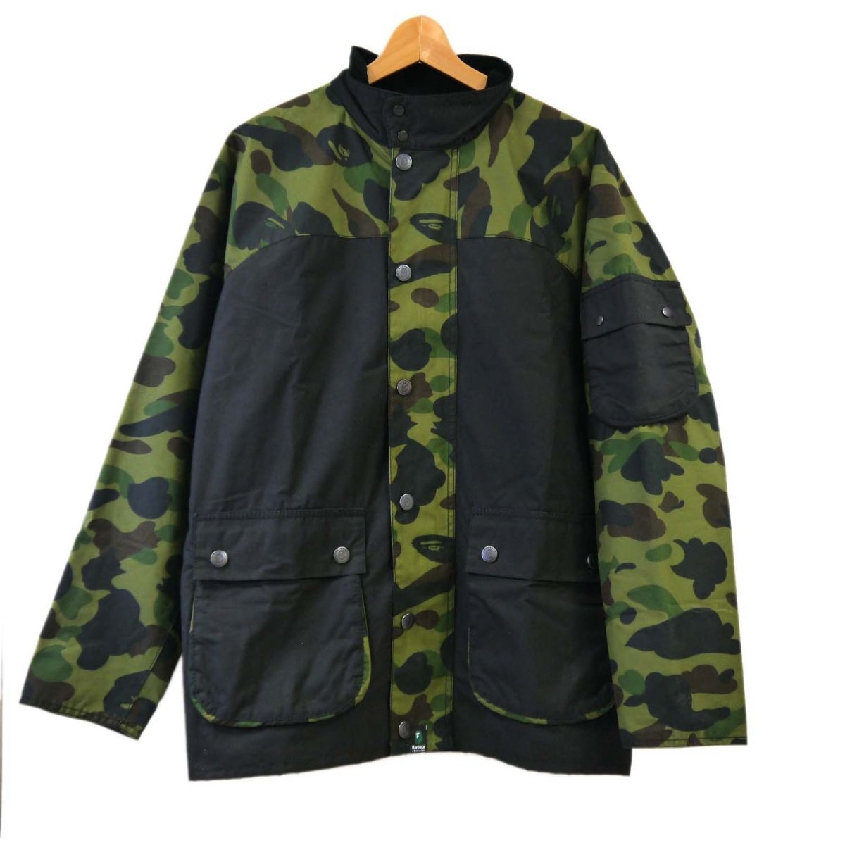 Rakuten - 【中古】美品 21AW◆A Bathing Ape×Barbour 1ST CAMO INTERNATIONAL レインジャケット アベイシングエイプ バブアー メンズ