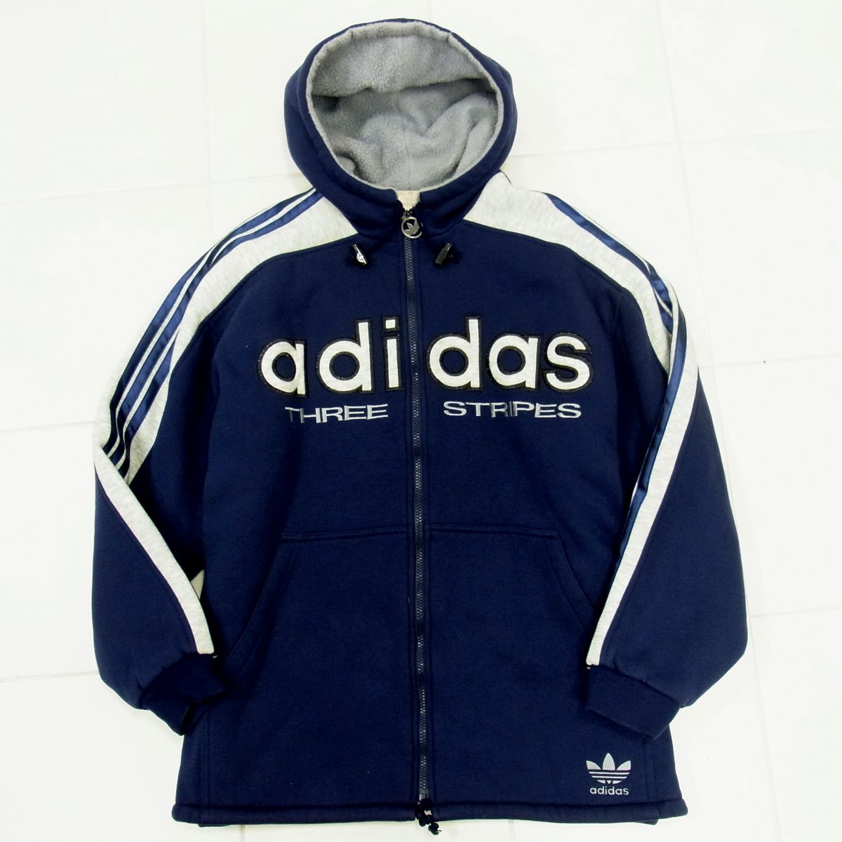 ドジャース　ナイロン　プルオーバー　ジャケット　アディダス　XXL レア ブランド古着】ナイロンプルオーバー（ナイロンジャケット）｜adidas