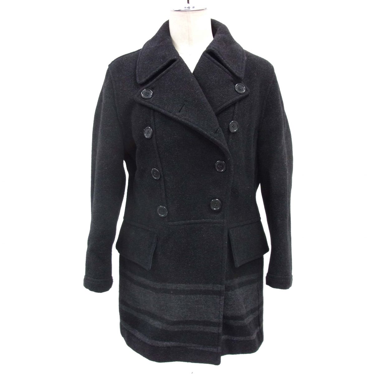 Rakuten - 【中古】90s◆C.P.COMPANY ダブルブレストコート モヘヤ混素材 イタリア製 シーピーカンパニー レディース