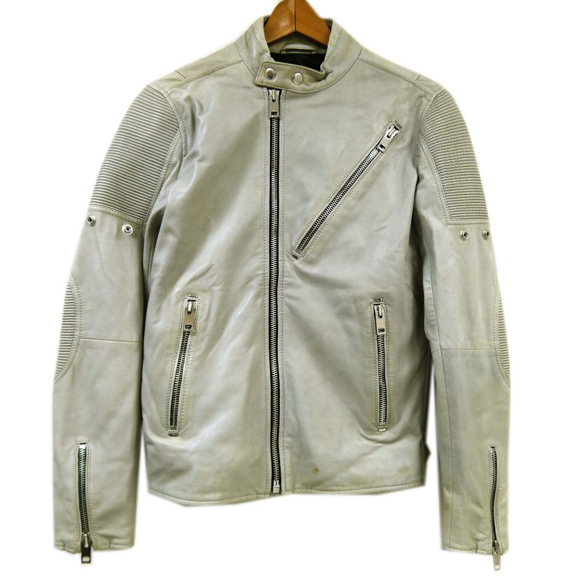 DIESEL ラムレザー　マルチジャケット DIESEL（ディーゼル） ラムレザージャケット メンズ ハードダメージ