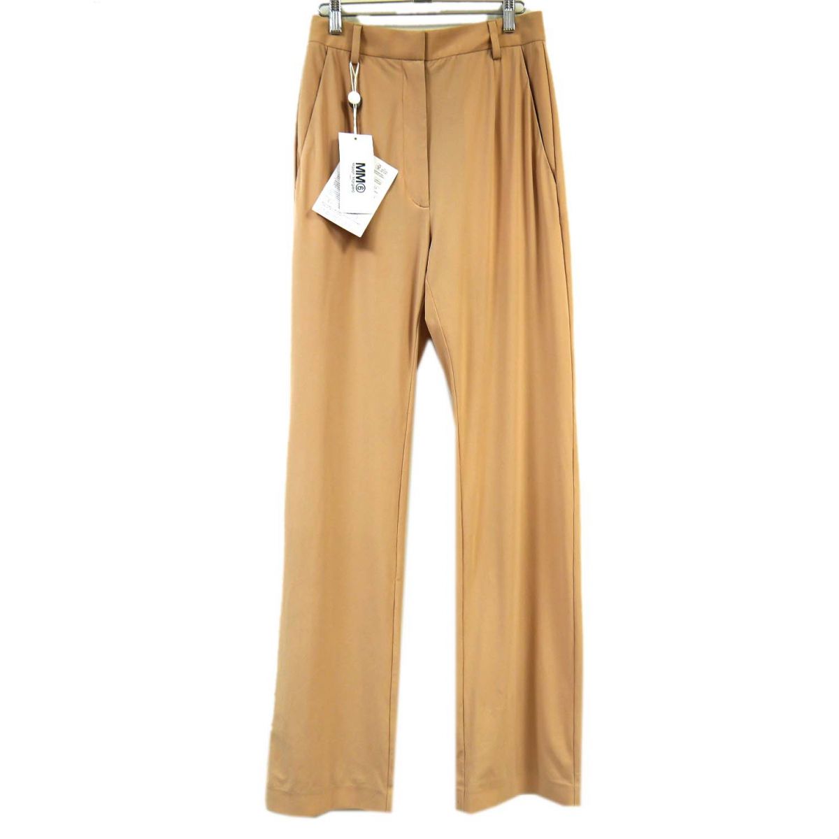 Rakuten - 【未使用】 ◆MM6 MaisonMargiela エレガント フレアパンツ ストレッチ 21SS イタリア製 メゾンマルジェラ S62KB0065 レディース