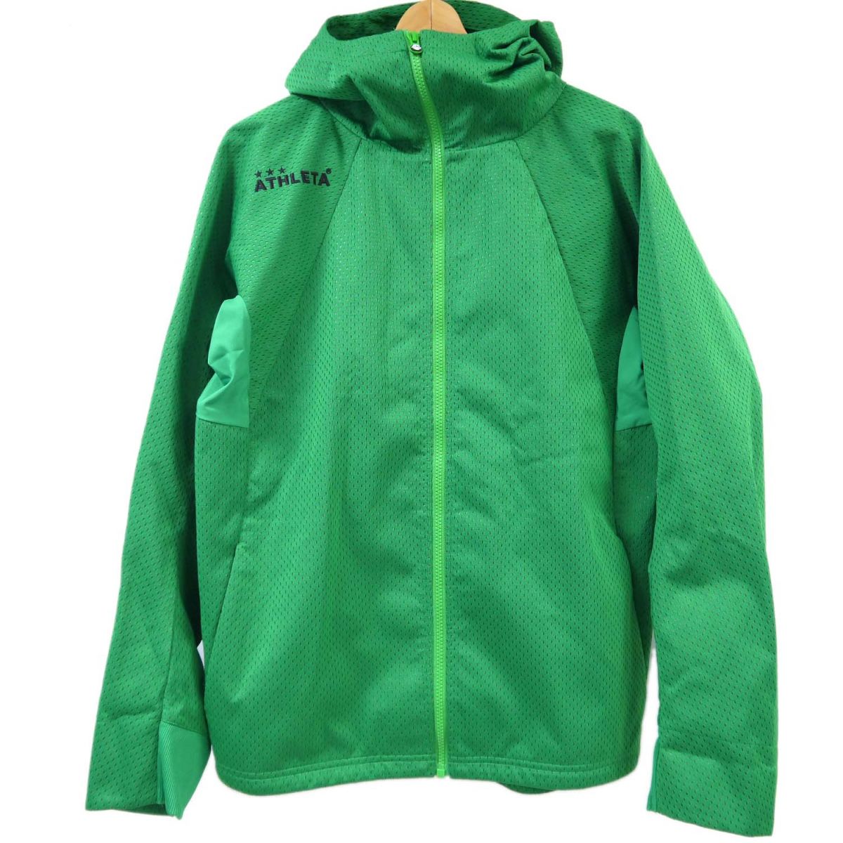 Accessories （Bags, Gloves） - 【中古】美品◆ATHLETA アスレタ ボンディングシェルジャケット フーディー バックロゴ サッカー フットサル メンズ
