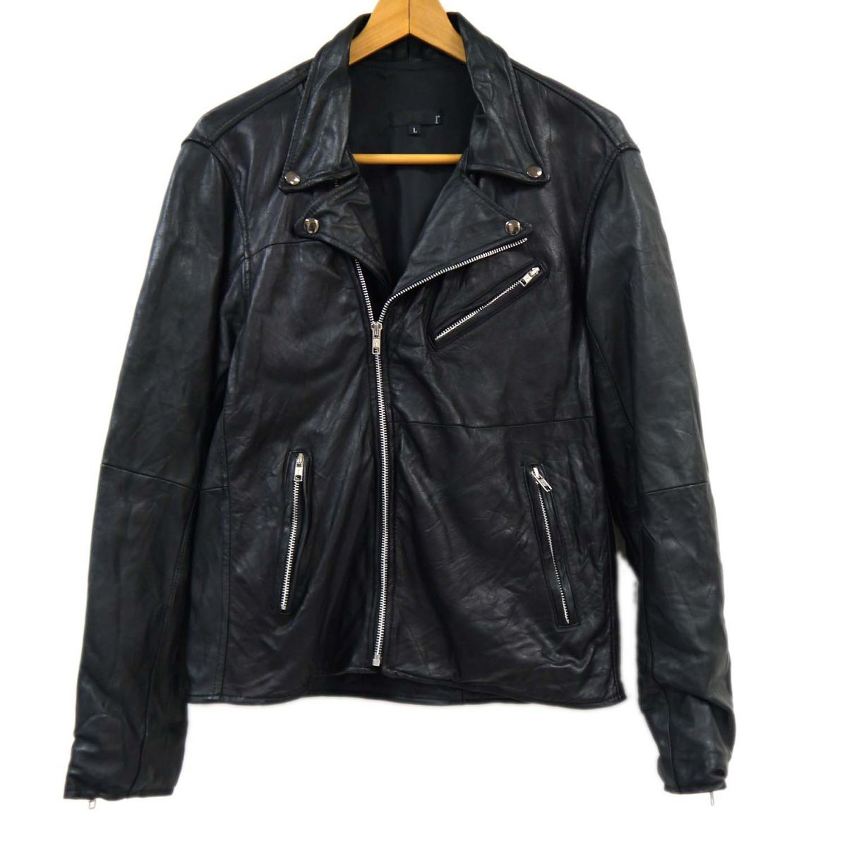 楽天市場】中古 wolf leather ライダースの通販