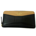 【中古】■kate spede ケイトスペード 2PARK AVENUE LACEY リボン ロングウォレット 長財布 ラウンドジッパー レディース