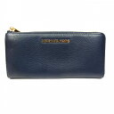 【中古】◆MICHAEL KORS マイケルコース 長財布 ベッドフォード レザー ラージ スリー クォーター L ジップ ウォレット レディース