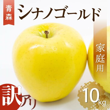 りんご リンゴ 送料無料 林檎 ringo 【 数量限定 】2022年産 青森県産りんご ご家庭用 訳あり シナノゴールド 10kg (約32玉〜50玉入り) 産地直送 工藤農園 ※ りんご酢 りんご箱 りんごジュース