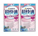 ユニ・チャーム 超快適マスク プリ-ツタイプ シルク配合 ふつう ピンク (日本製 PM2.5対応) 7枚入 ×2個セット