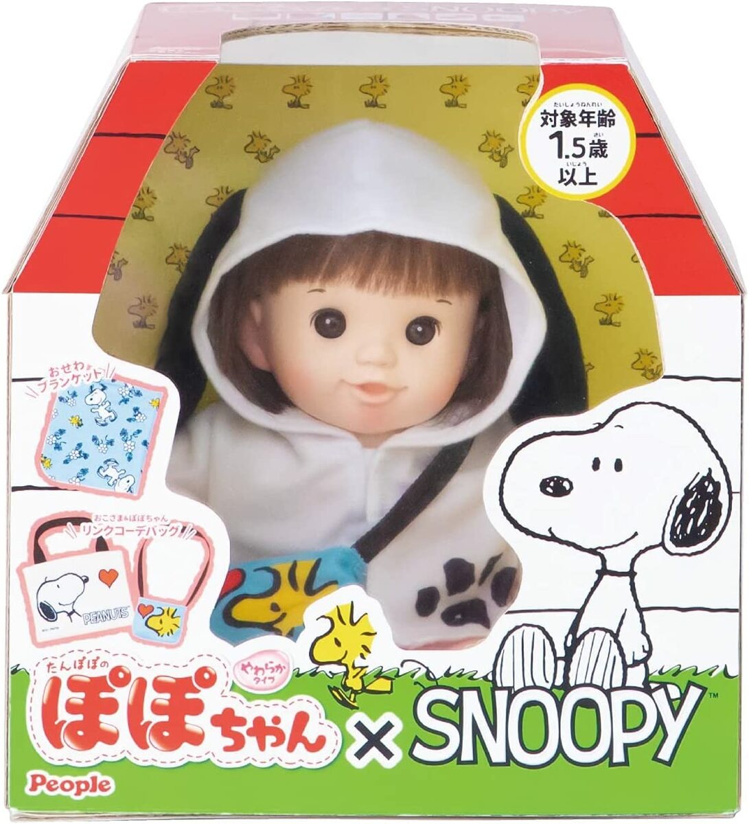 ポポちゃん 【エントリーで5倍★24時間限定クーポン配布】ピープル ぽぽちゃん × SNOOPY(ぽぽちゃんスヌーピー)