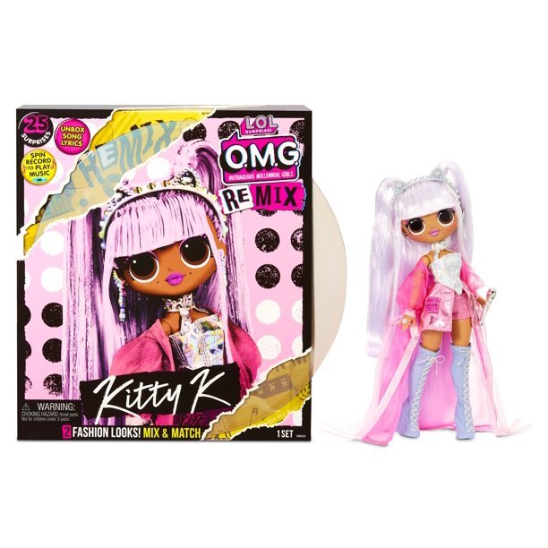 24ָꥯݥL.O.L. Surprise! O.M.G. Remix Kitty K Fashion Doll 25 S...