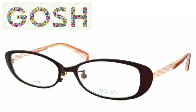 GOSH(ゴッシュ) GO-572 C-3 チタンメタルフレーム ワイン ピンク クリアー