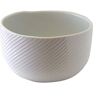 白山陶器 シェル 白磁 ボール7号　 (22×約13cm）