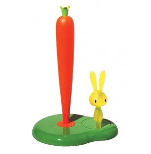 【ALESSI(アレッシィ)】　Bunny & Carrot(バニー&キャロット)キッチンペーパーホルダー インテリア通販