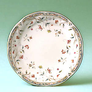 【ノリタケ】 24cmプレート 花更紗