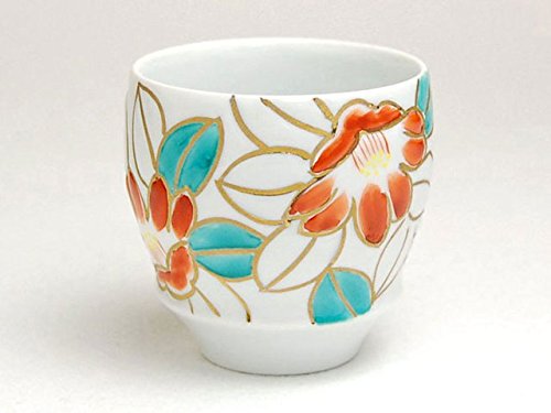 【匠の蔵】 日本酒グラス(ぐい呑み)！ 金彩椿丸型 SAKE GLASS 濃醇 有田焼　【定型外郵便】