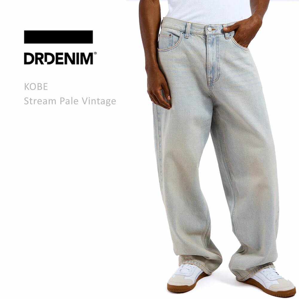 Rakuten - 【SALE】 DR DENIM ドクターデニム KOBE Stream Pale Vintage ジーンズ メンズ ワイド パンツ ストレート バギーパンツ dr denim