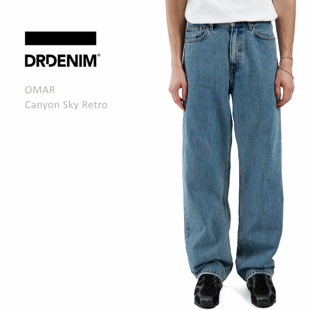 Rakuten - DR DENIM ドクターデニム OMAR Wide Straight Canyon Sky Retro ワイドパンツ ジーンズ メンズ ワイド デニム メンズジーンズ dr denim