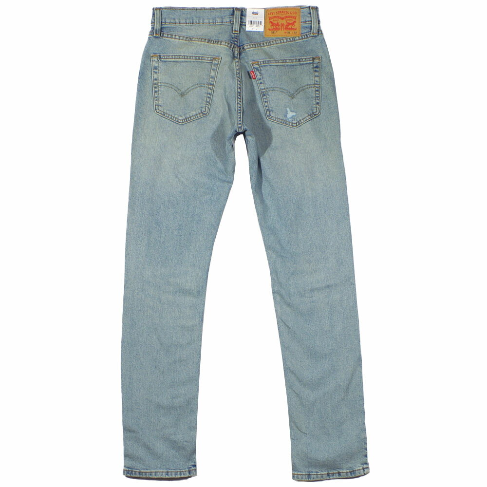 【SALE】LEVI'S FLEX リーバイス 511 Slim Light Indigo Destructed リーバイス511 usa メンズ 米国モデル スリム ストレート ダメージデニム テーパード メンズデニム