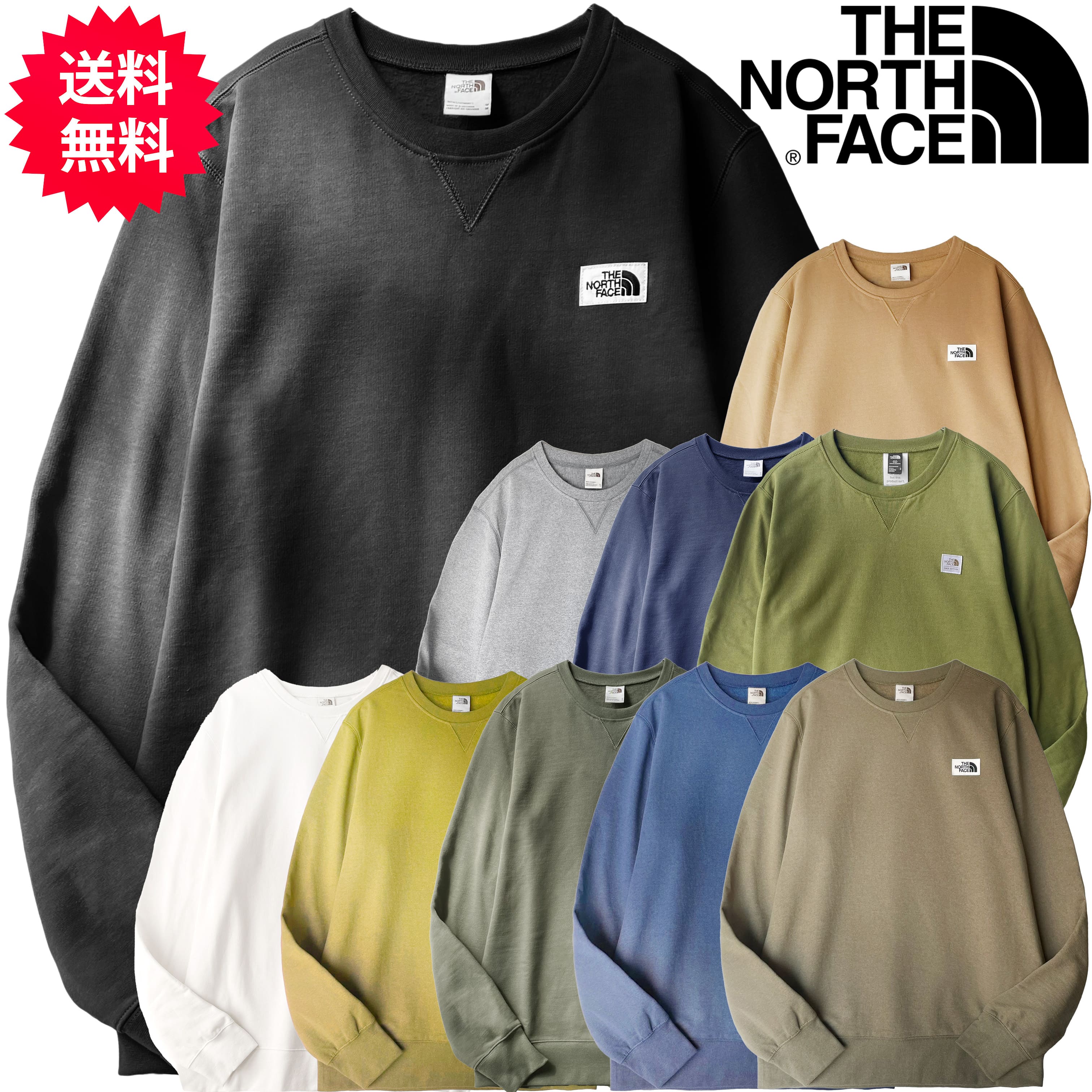 ノースフェイス トレーナー スウェット 長袖 メンズ THE NORTH FACE トレーナ Heritage Patch Crew 裏..
