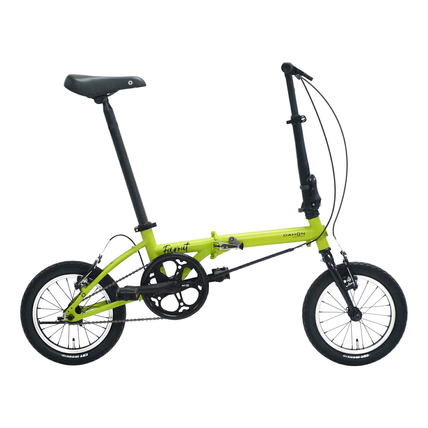 DAHON INTERNATIONAL Farout ファーラウト 折りたたみ自転車 14インチ シングルスピード ワイドタイヤ 街乗り
