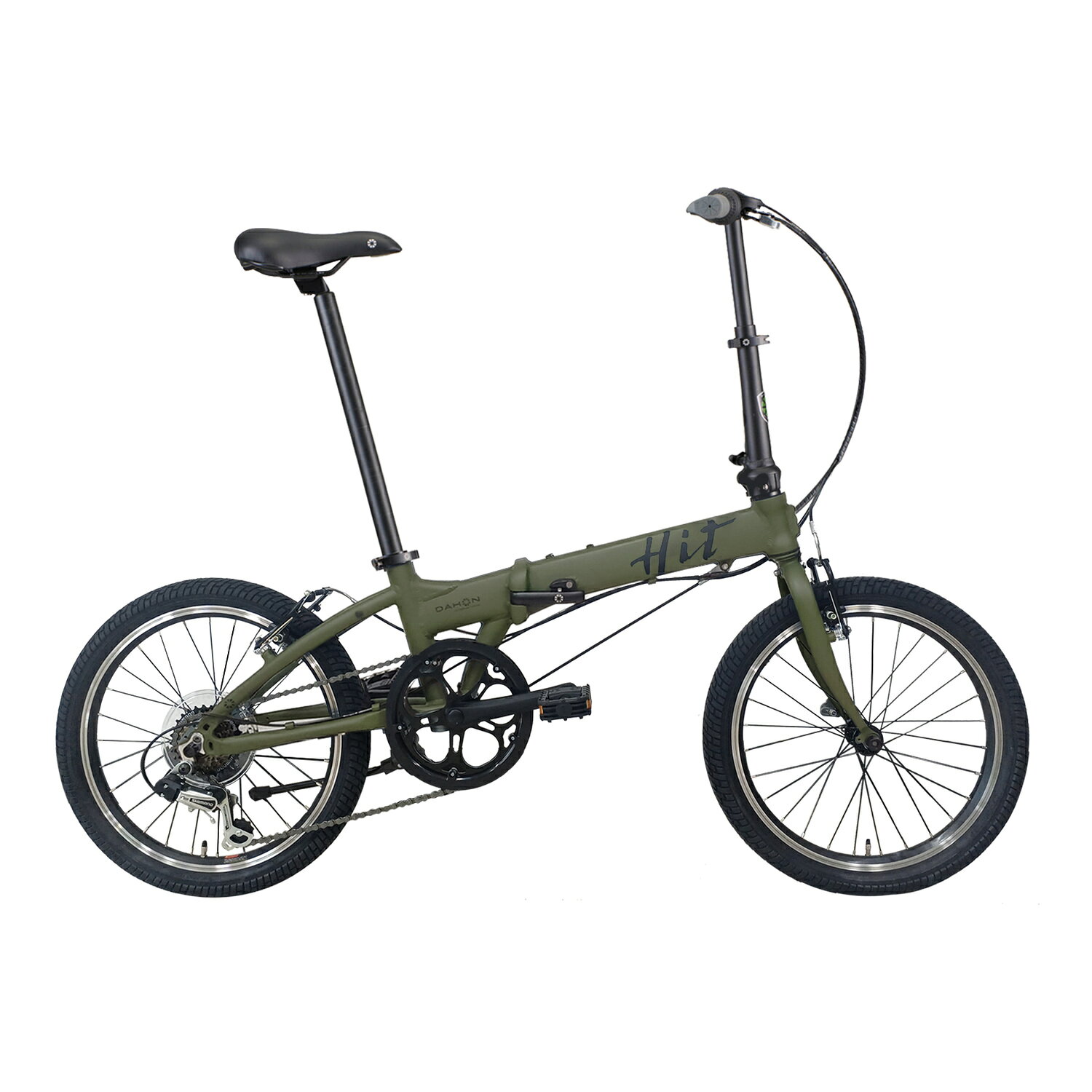 ブルーアースのDAHON INTERNATIONAL Hit Limited Edition ヒット リミテッド エディション 折りたたみ自転車 20インチ 6段変速 ワイドタイヤ｜アングル2