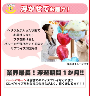 バルーン7thハート結婚式誕生日記念日