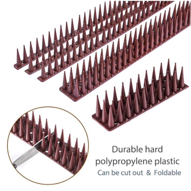 スパイク 捕獲 12枚 害鳥 鳥よけ対策 針 鳩よけ とげマット 鳥除けグッズ 鳥除け 猫よけ ベランダ カラスよけ グッズ 防鳥 フン害防止 鳥よけ 害鳥対策グッズ 害鳥駆除 動物撃退センサー 害獣対策グッズ 害獣対策用品