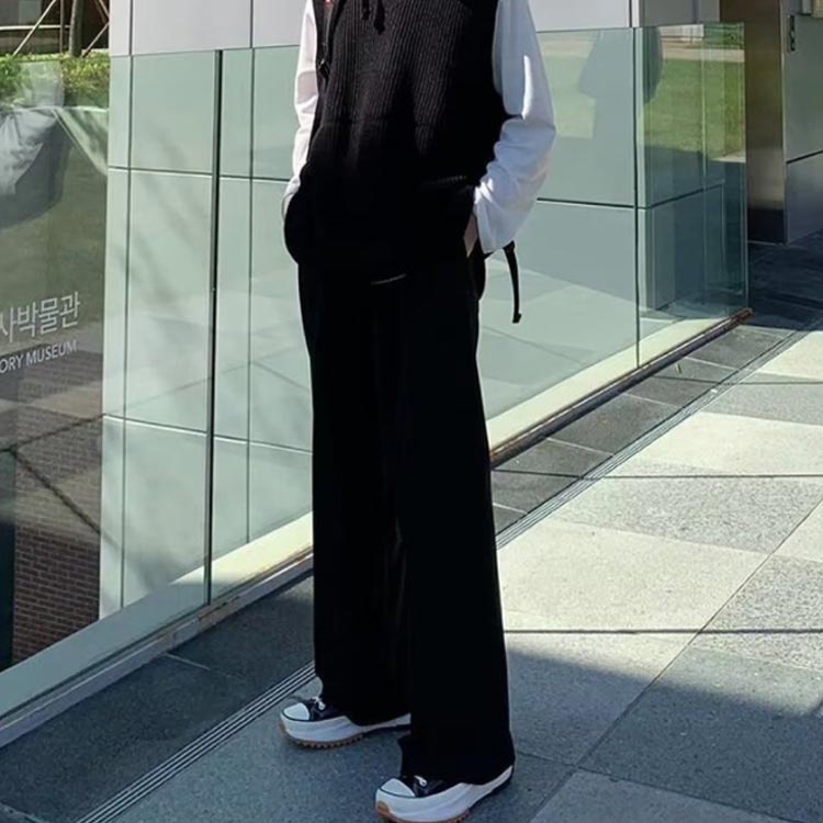 フレアパンツ メンズ シューカット パンツ メンズ 大きいサイズ スラックス センタープレス ワイドパンツ メンズ 黒 ブラック ゆったり シューカット パンツ メンズ チノパン 洗える ビジネス カジュアル オシャレ ストリート 韓国 ビジカジ きれい