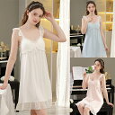 【Fashionsale半額OFF!】パジャマ ルームウェア レディース 春 夏 ワンピース 大人 可愛い 半袖 女性 レディース 部屋着 ナイトウエア レース...