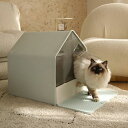 送料無料 猫 トイレ キャットトイレ ホウスタイプ house マットなし 散らかりにくいネコトイレ 本体 フルカバー 猫トイレ お掃除簡単 飛び散りにくい 大...