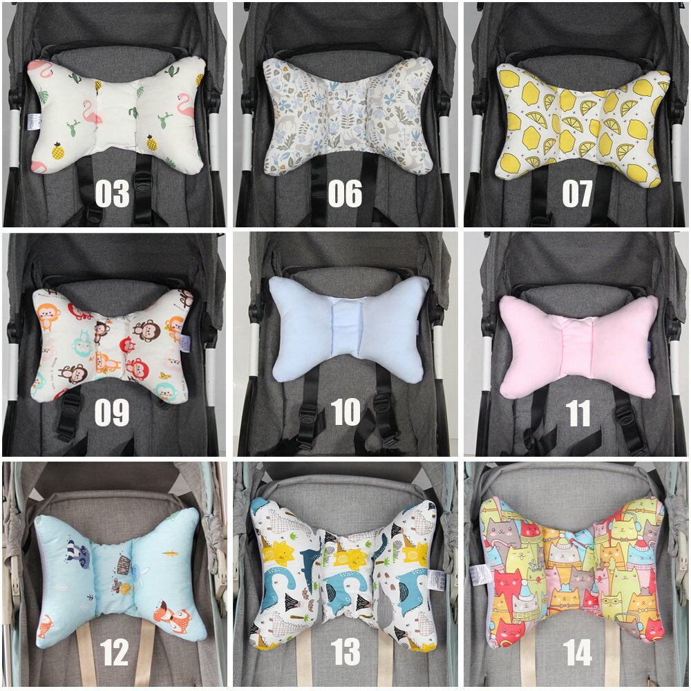 送料無料 ベビー 枕 寝返り防止クッション ベビーカー 赤ちゃん用ネックピロー クッション 生児 0歳 女の子 男の子 向き癖 出産祝い ベビー用品 プレゼント 11色