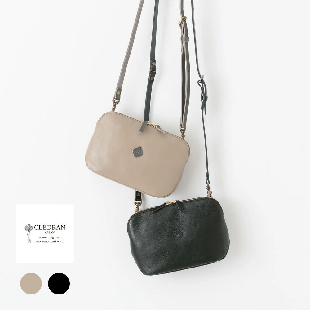 Rakuten - 【ポイント10倍】CLEDRAN クレドラン FLAM WALLET SHOULDER フラム ウォレット ショルダーバッグ 2色 CL2763