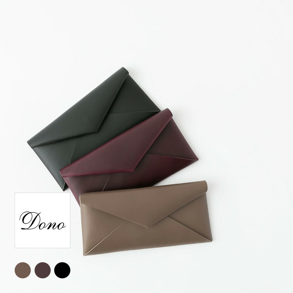Dono ドーノ ブッテーロ レザー エンベロープ ウォレット 長財布 3色 GNW00082DN