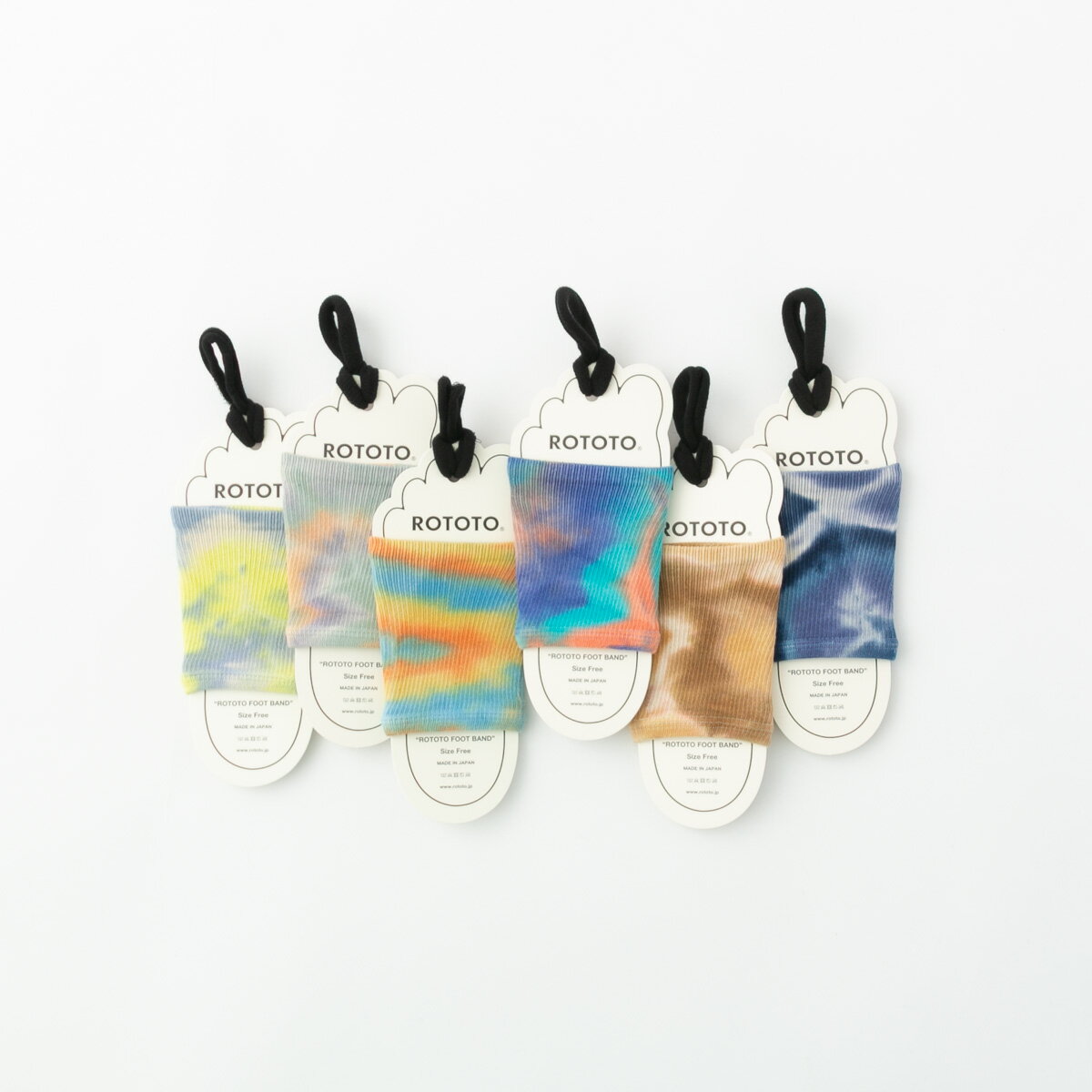 【最大3,000円OFFクーポン配布！】(メール便OK) RoToTo ロトト FOOT BAND TIE DYE フットバンド タイダイ 6色 R1314