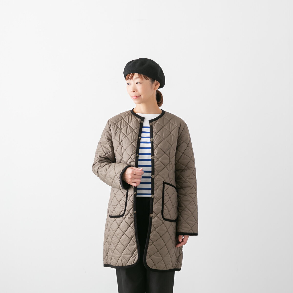 ラベンハム LAVENHAM ラベンハム キルティング クルーネック コート CREW NECK COAT 2色 LV6114