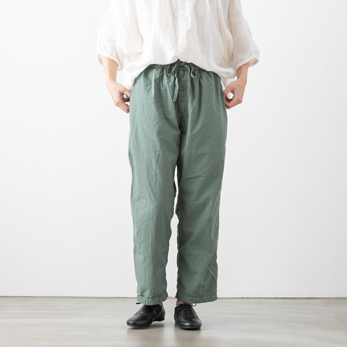 HARROW TOWN STORES ハロータウンストアーズ 60 039 s POPLIN EASY PANTS ポプリン イージーパンツ 3色 INHT2204CP